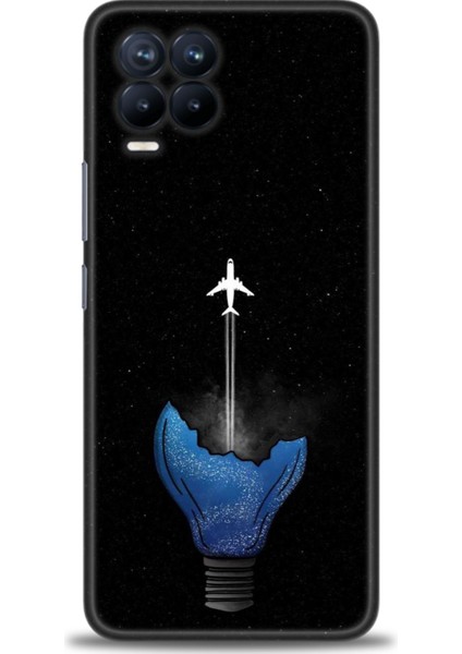 Realme 8 Kılıf Hd Baskılı Kılıf + Seramik Tam Kaplayan Ekran Koruyucu 383