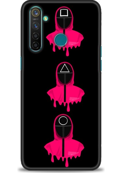Realme 5 Pro Kılıf Hd Baskılı Kılıf + Seramik Tam Kaplayan Ekran Koruyucu 284