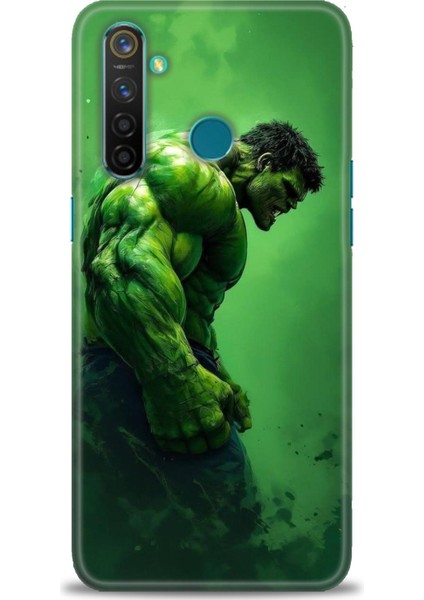 Realme 5 Pro Kılıf Hd Baskılı Kılıf + Seramik Tam Kaplayan Ekran Koruyucu 96