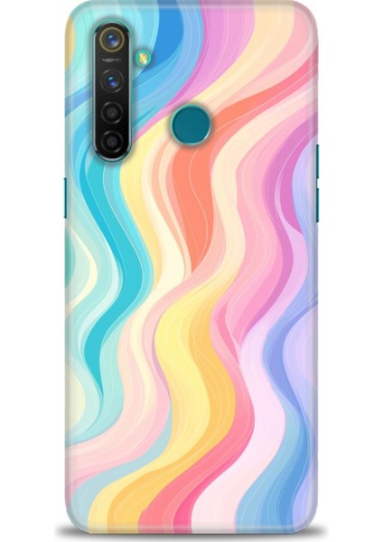 Realme 5 Pro Kılıf Hd Baskılı Kılıf + Seramik Tam Kaplayan Ekran Koruyucu 424