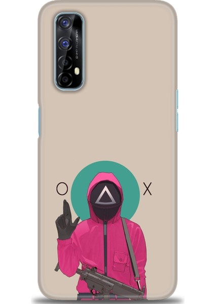 Realme 7 Kılıf Hd Baskılı Kılıf + Seramik Tam Kaplayan Ekran Koruyucu 286