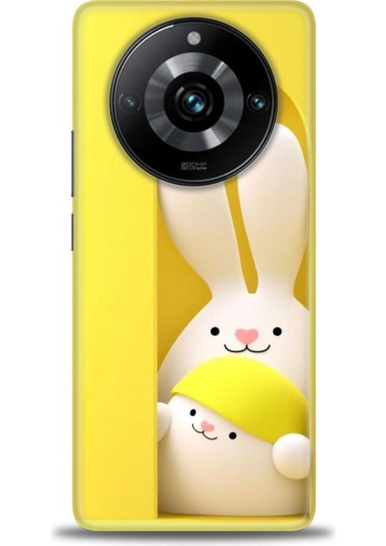 Realme 11 Pro Plus Kılıf Hd Baskılı Kılıf + Seramik Tam Kaplayan Ekran Koruyucu 72