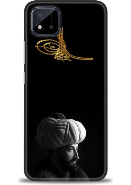 Realme C11 2021 Kılıf Hd Baskılı Kılıf + Seramik Tam Kaplayan Ekran Koruyucu 465