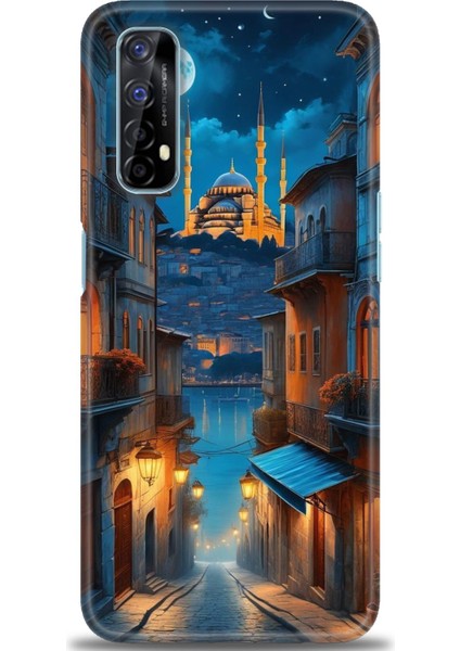 Realme 7 Kılıf Hd Baskılı Kılıf + Seramik Tam Kaplayan Ekran Koruyucu 221