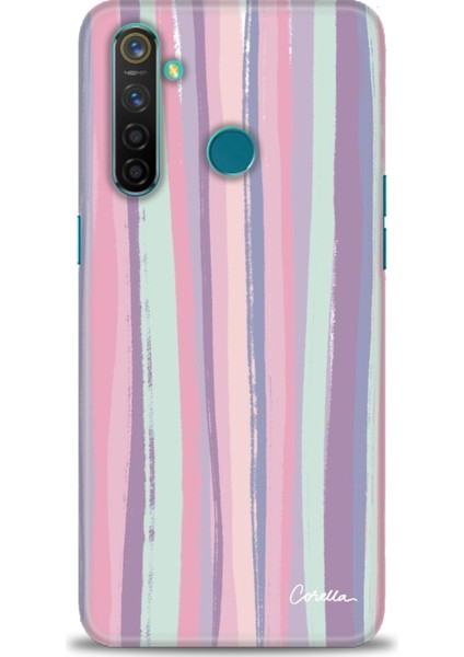 Realme 5 Pro Kılıf Hd Baskılı Kılıf + Seramik Tam Kaplayan Ekran Koruyucu 426