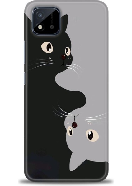 Realme C11 2021 Kılıf Hd Baskılı Kılıf + Seramik Tam Kaplayan Ekran Koruyucu 67