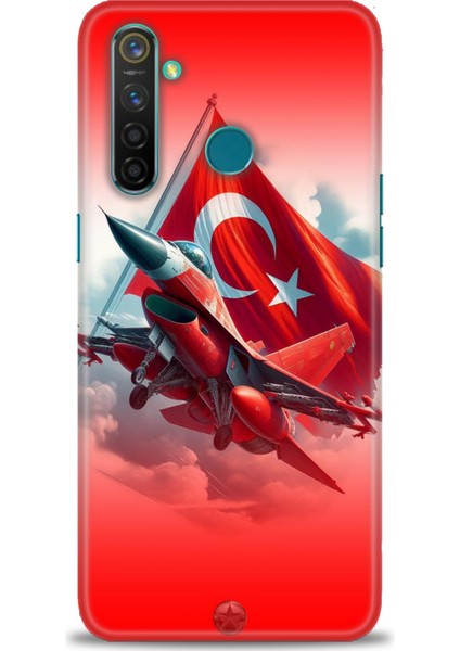 Realme 5 Pro Kılıf Hd Baskılı Kılıf + Seramik Tam Kaplayan Ekran Koruyucu 38