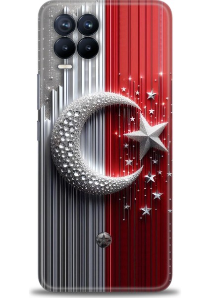 Realme 8 Kılıf Hd Baskılı Kılıf + Seramik Tam Kaplayan Ekran Koruyucu 40