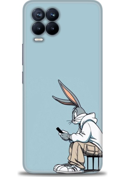 Realme 8 Kılıf Hd Baskılı Kılıf + Seramik Tam Kaplayan Ekran Koruyucu 410