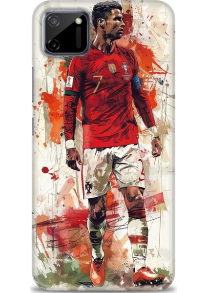 Realme C11 Kılıf Hd Baskılı Kılıf + Seramik Tam Kaplayan Ekran Koruyucu 2