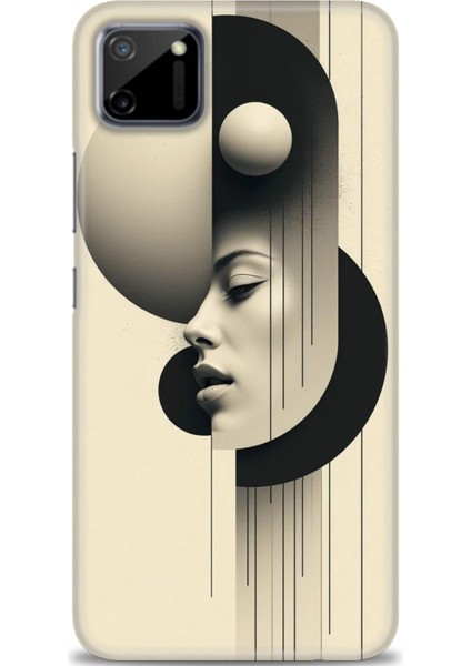 Realme C11 Kılıf Hd Baskılı Kılıf + Seramik Tam Kaplayan Ekran Koruyucu 149