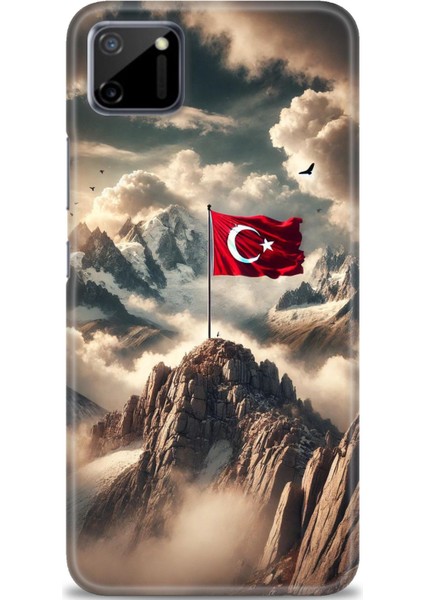 Realme C11 Kılıf Hd Baskılı Kılıf + Seramik Tam Kaplayan Ekran Koruyucu 34