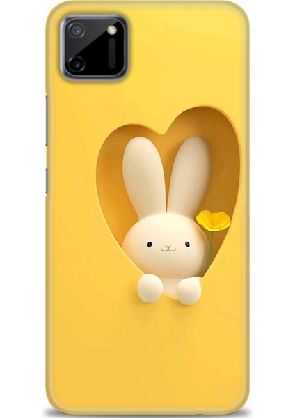 Realme C11 Kılıf Hd Baskılı Kılıf + Seramik Tam Kaplayan Ekran Koruyucu 71