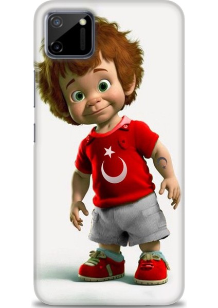 Realme C11 Kılıf Hd Baskılı Kılıf + Seramik Tam Kaplayan Ekran Koruyucu 247