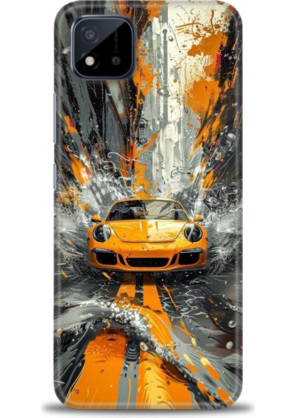 Realme C11 2021 Kılıf Hd Baskılı Kılıf + Seramik Tam Kaplayan Ekran Koruyucu 101