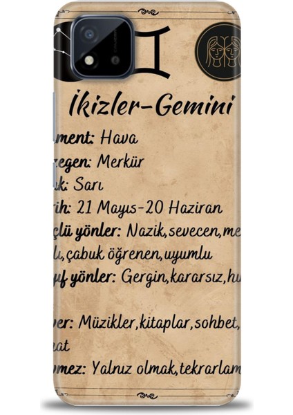 Realme C11 2021 Kılıf Hd Baskılı Kılıf + Seramik Tam Kaplayan Ekran Koruyucu 471