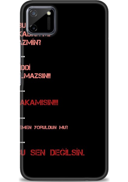 Realme C11 Kılıf Hd Baskılı Kılıf + Seramik Tam Kaplayan Ekran Koruyucu 391