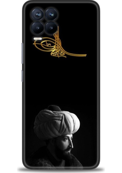 Realme 8 Kılıf Hd Baskılı Kılıf + Seramik Tam Kaplayan Ekran Koruyucu 465