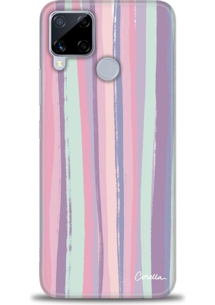 Realme C15 Kılıf Hd Baskılı Kılıf + Seramik Tam Kaplayan Ekran Koruyucu 426