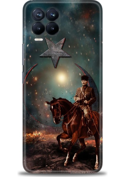 Realme 8 Kılıf Hd Baskılı Kılıf + Seramik Tam Kaplayan Ekran Koruyucu 25