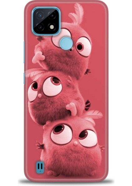 Realme C21 Kılıf Hd Baskılı Kılıf + Seramik Tam Kaplayan Ekran Koruyucu 370