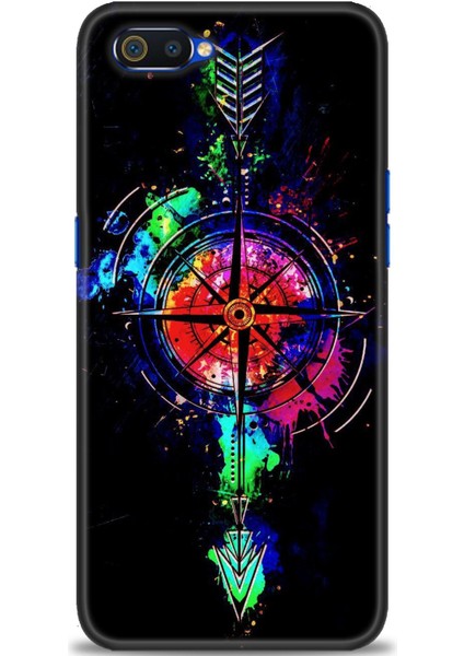 Realme C2 Kılıf Hd Baskılı Kılıf + Seramik Tam Kaplayan Ekran Koruyucu 86
