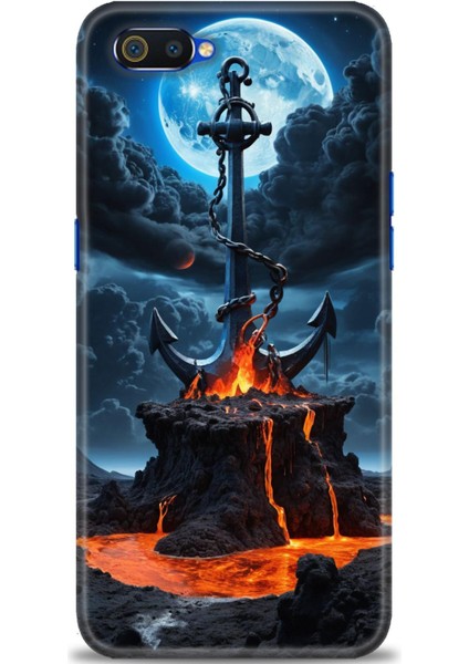 Realme C2 Kılıf Hd Baskılı Kılıf + Seramik Tam Kaplayan Ekran Koruyucu 240