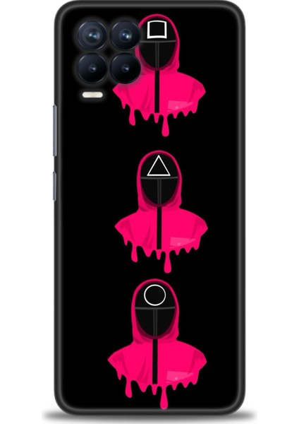 Realme 8 Kılıf Hd Baskılı Kılıf + Seramik Tam Kaplayan Ekran Koruyucu 284
