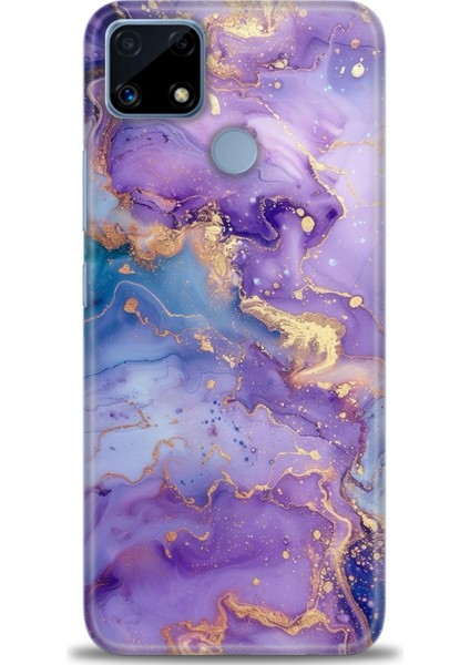 Realme C25S Kılıf Hd Baskılı Kılıf + Seramik Tam Kaplayan Ekran Koruyucu 311