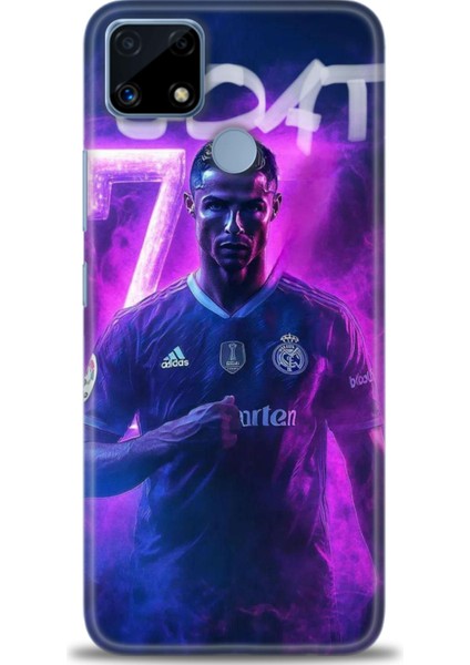 Realme C25S Kılıf Hd Baskılı Kılıf + Seramik Tam Kaplayan Ekran Koruyucu 9