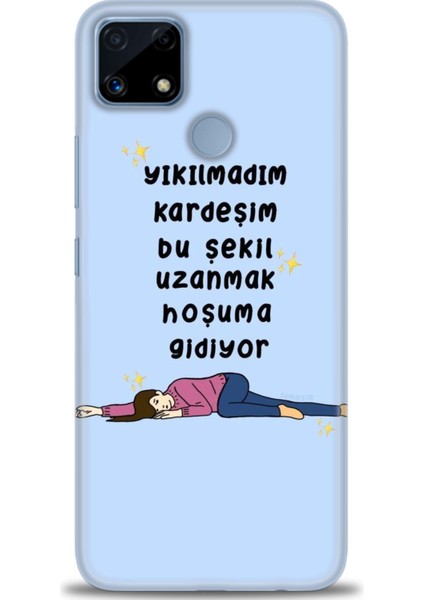 Realme C25S Kılıf Hd Baskılı Kılıf + Seramik Tam Kaplayan Ekran Koruyucu 169