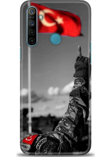 Realme C3 Kılıf Hd Baskılı Kılıf + Seramik Tam Kaplayan Ekran Koruyucu 35
