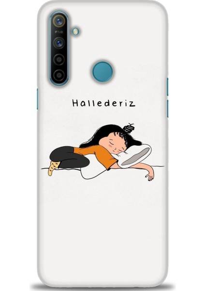 Realme C3 Kılıf Hd Baskılı Kılıf + Seramik Tam Kaplayan Ekran Koruyucu 164
