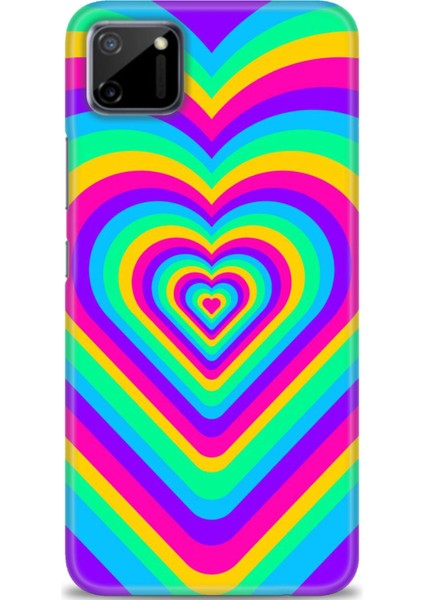 Realme C11 Kılıf Hd Baskılı Kılıf + Seramik Tam Kaplayan Ekran Koruyucu 192