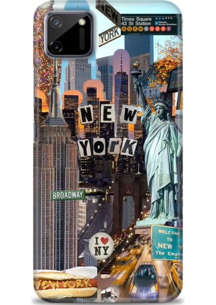 Realme C11 Kılıf Hd Baskılı Kılıf + Seramik Tam Kaplayan Ekran Koruyucu 265