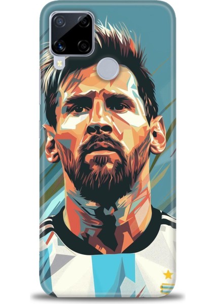 Realme C15 Kılıf Hd Baskılı Kılıf + Seramik Tam Kaplayan Ekran Koruyucu 13