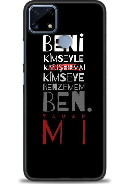 Realme C25S Kılıf Hd Baskılı Kılıf + Seramik Tam Kaplayan Ekran Koruyucu 396