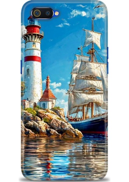 Realme C2 Kılıf Hd Baskılı Kılıf + Seramik Tam Kaplayan Ekran Koruyucu 239