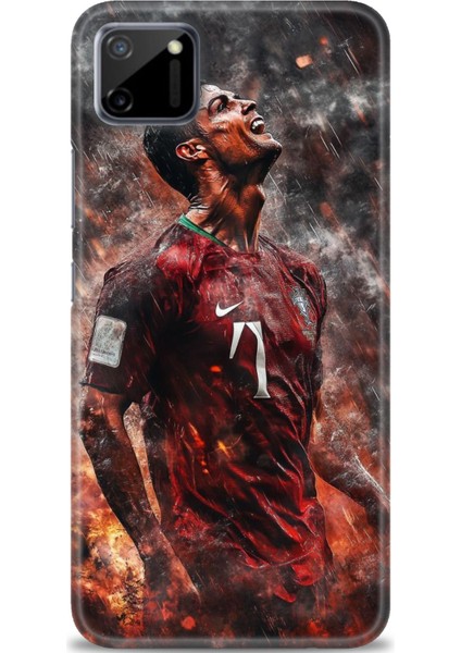 Realme C11 Kılıf Hd Baskılı Kılıf + Seramik Tam Kaplayan Ekran Koruyucu 8