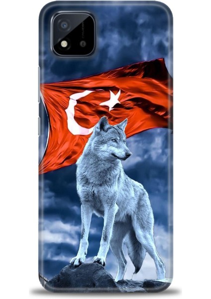 Realme C11 2021 Kılıf Hd Baskılı Kılıf + Seramik Tam Kaplayan Ekran Koruyucu 36