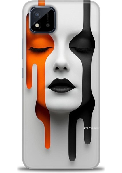 Realme C11 2021 Kılıf Hd Baskılı Kılıf + Seramik Tam Kaplayan Ekran Koruyucu 143