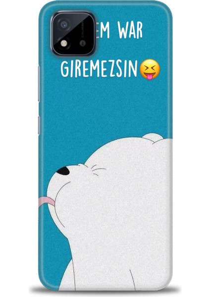 Realme C11 2021 Kılıf Hd Baskılı Kılıf + Seramik Tam Kaplayan Ekran Koruyucu 152