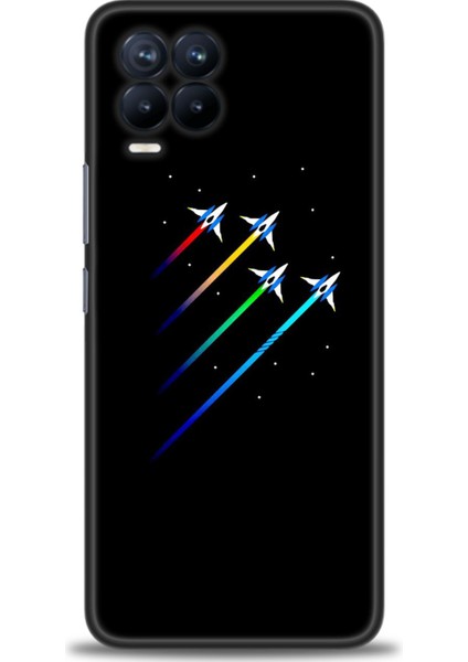 Realme 8 Kılıf Hd Baskılı Kılıf + Seramik Tam Kaplayan Ekran Koruyucu 389