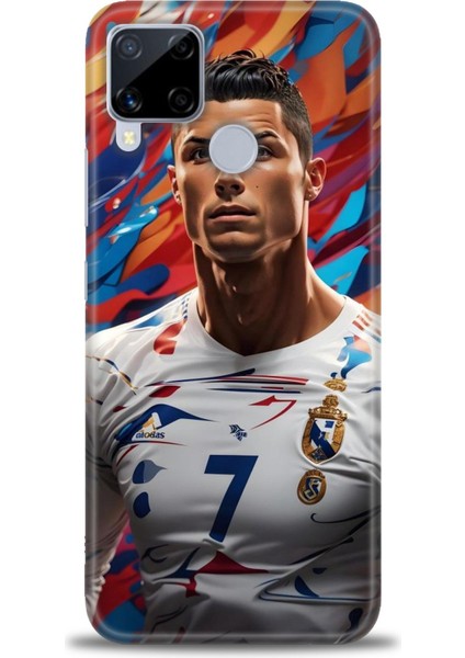 Realme C15 Kılıf Hd Baskılı Kılıf + Seramik Tam Kaplayan Ekran Koruyucu 6