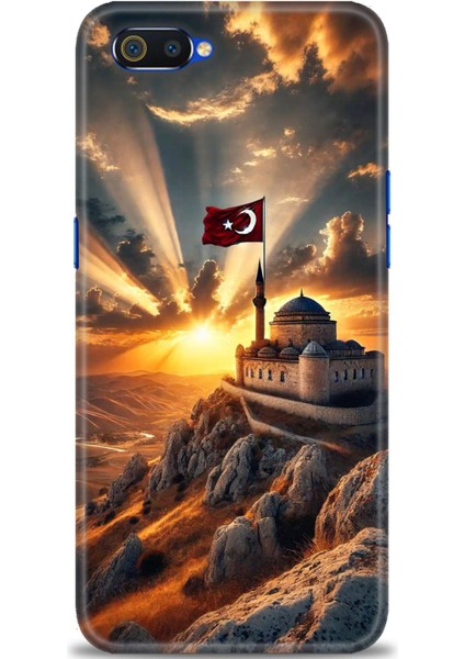 Realme C2 Kılıf Hd Baskılı Kılıf + Seramik Tam Kaplayan Ekran Koruyucu 229