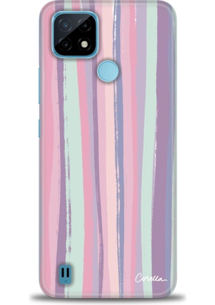 Realme C21 Kılıf Hd Baskılı Kılıf + Seramik Tam Kaplayan Ekran Koruyucu 426