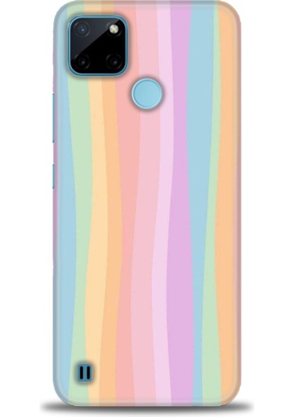 Realme C21Y Kılıf Hd Baskılı Kılıf + Seramik Tam Kaplayan Ekran Koruyucu 428