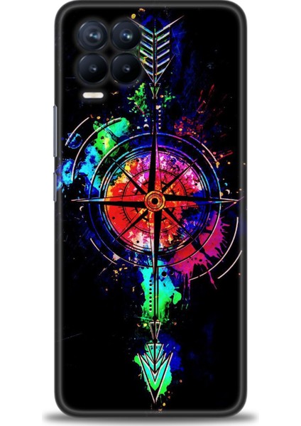 Realme 8 Kılıf Hd Baskılı Kılıf + Seramik Tam Kaplayan Ekran Koruyucu 86