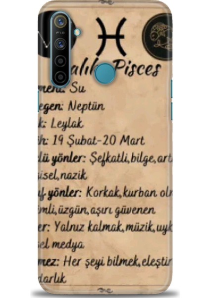Realme C3 Kılıf Hd Baskılı Kılıf + Seramik Tam Kaplayan Ekran Koruyucu 473