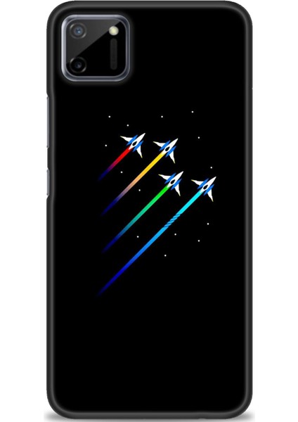 Realme C11 Kılıf Hd Baskılı Kılıf + Seramik Tam Kaplayan Ekran Koruyucu 389